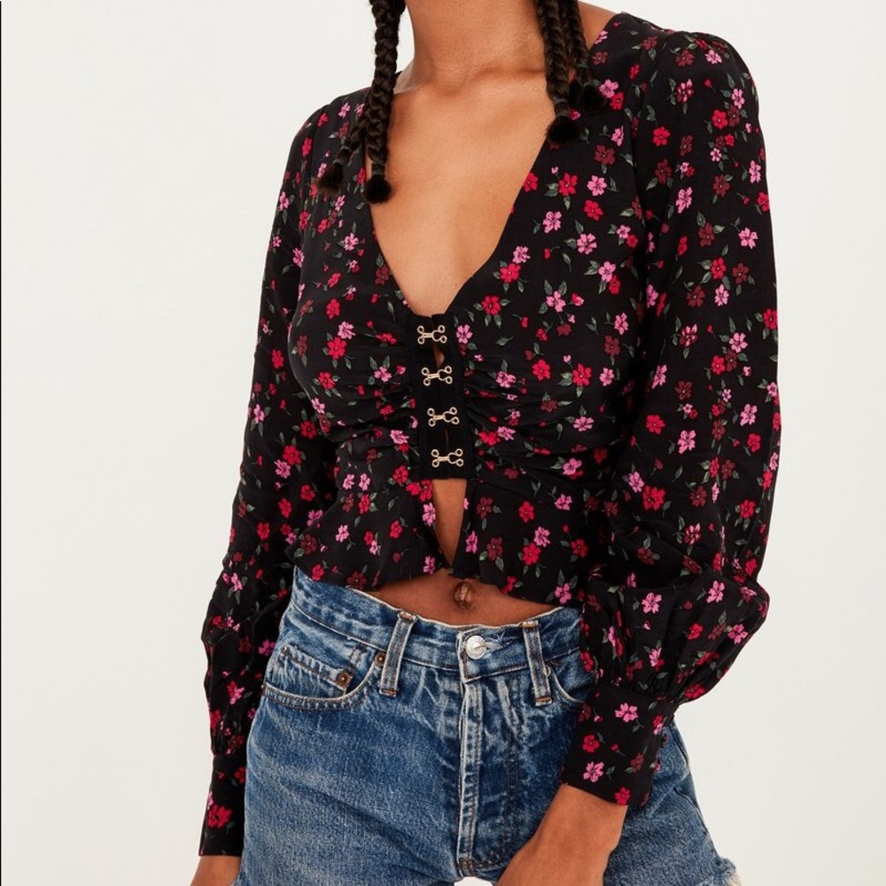 For love and lemons Isabella Ruched Top